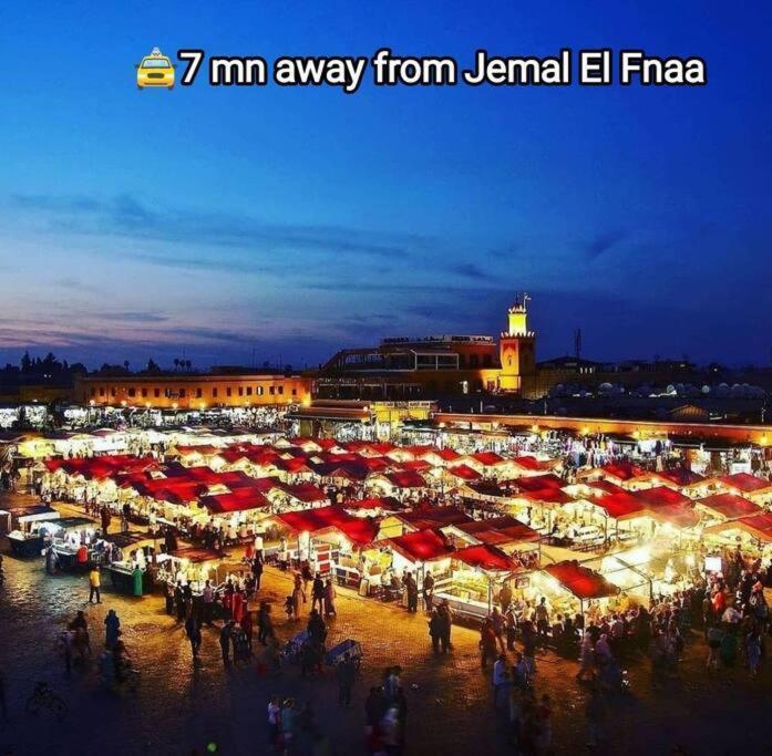Апартаменти Plein Centre Marrakech, Grand Balcon Filant Марракеш Екстер'єр фото